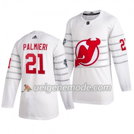 Herren New Jersey Devils Trikot Kyle Palmieri 21 Weiß Adidas 2020 NHL All-Star Authentic